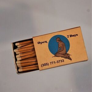 Thors Royal Danish Restaurant Matchbox FL Vintage Pocketbox Diamond Match Co